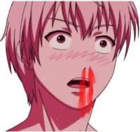«nosebleed» sticker set