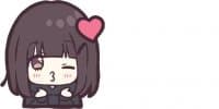 «Menhera-chan. Emoji :: @line_emoji» sticker set