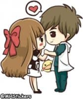 «@MHStickers Centilia & Raei Couples» sticker set