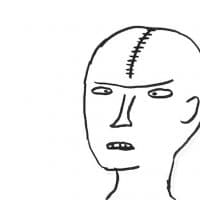 «Brains Removed by D. Shrigley» sticker set