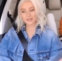 «Christina Aguilera» sticker set