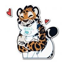 «Cuddle» sticker set