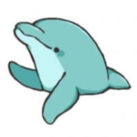 «Dolphin» sticker set