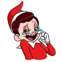 «Elf on The Shelf» sticker set