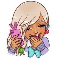 «Gyaru» sticker set