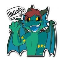 «Inkh» sticker set