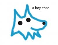 «The Well-Drawn Wolf» sticker set