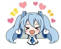 «Miku Line Stickers» sticker set