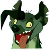 «Hyena» sticker set