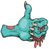 «Zombie» sticker set