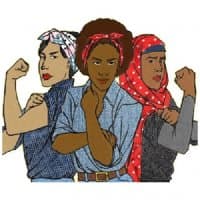 «feminism» sticker set