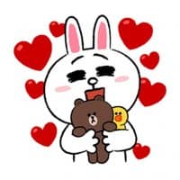 «LINE Character Fun Size» sticker set