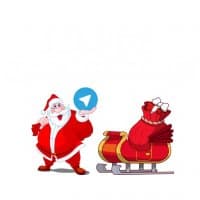 «Christmas Telegram» sticker set