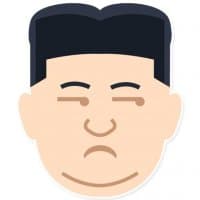 «Kim Jong Un says» sticker set