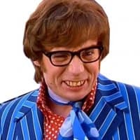 «Austin powers» sticker set