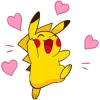 «Pikachu’s Lively Voiced Stickers» sticker set