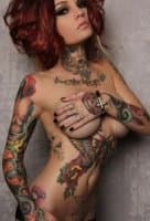 «Naked tattoo 2» sticker set