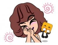 «Garfield» sticker set