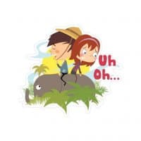 «Travelling with love» sticker set