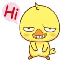 «Chikieduck» sticker set