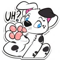 «pup1k» sticker set