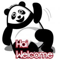 «Panda» sticker set