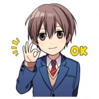 «Shinonome Boys @Nekosticker» sticker set