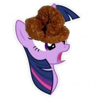 «ponydaun» sticker set