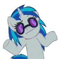 «MLP – Vinyl Scratch» sticker set