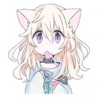 «White Cat Girl 2 @Nekosticker» sticker set