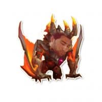 «Sabertooth» sticker set