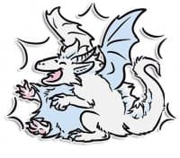 «Fluffdragon» sticker set