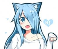 «mukineko» sticker set