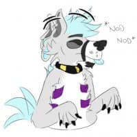 «Rampant hyena» sticker set