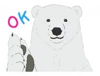 «Shirokuma Cafe» sticker set