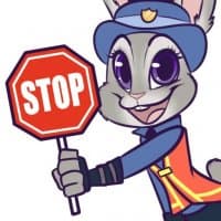 «Judy Hopps by CupcakeCreature» sticker set
