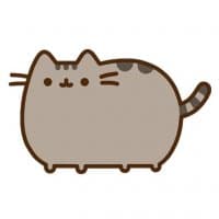 «pusheen da cat» sticker set