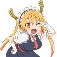 «Kobayashi-san Chi no Maid Dragon @Nekosticker» sticker set