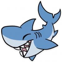 «Sharky» sticker set
