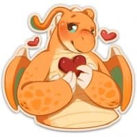 «RyeDragonite» sticker set