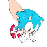 «classic sonic» sticker set