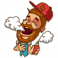 «True Vaper» sticker set