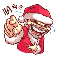 «Very Bad Santa» sticker set