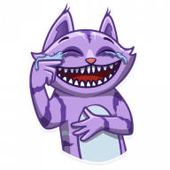 «Cheshire Cat» sticker set