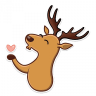 «Elk George» sticker set