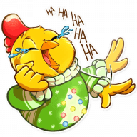 «Chicken Chuu» sticker set