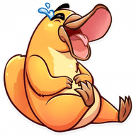 «Cooper the Platypus» sticker set