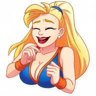 «Cheerleader Girl» sticker set