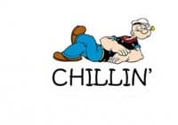 «popeye» sticker set