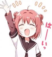 «YURU-YURI» sticker set